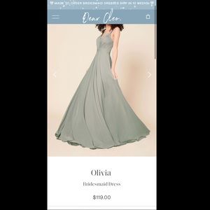 NWT Dear Cleo Bridesmaids Dress